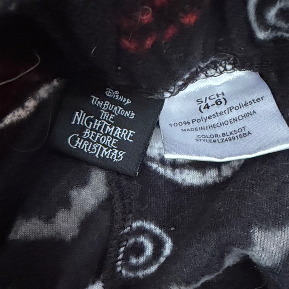 Women’s Nightmare Before Christmas Cuffed Pajama Pants - Picture 2 of 2